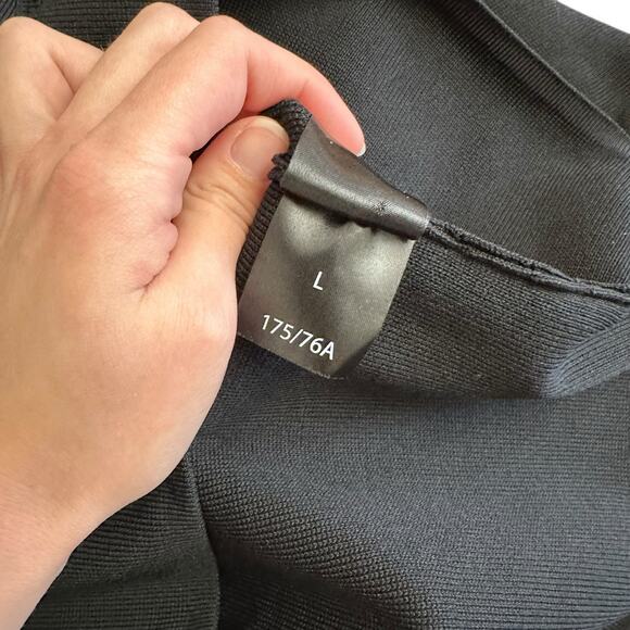 Keepsake One Shoulder Ruffle Trim Black Bodycon Mini Dress Women’s Size US 8 - Picture 6 of 8